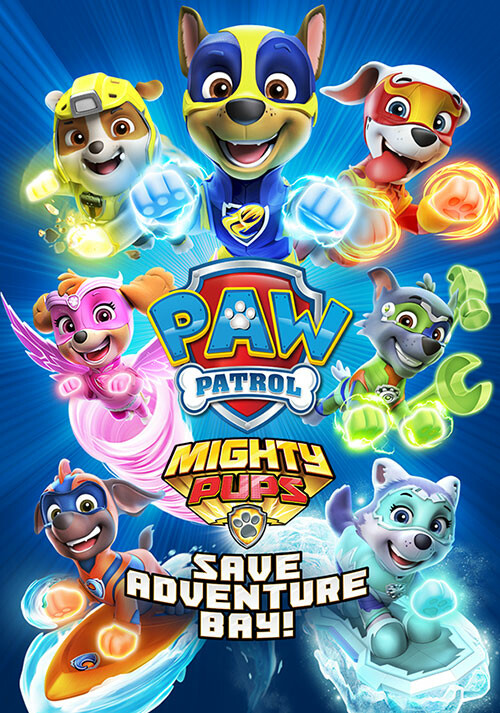 PAW Patrol Mighty Pups Save Adventure Bay - Cover / Packshot