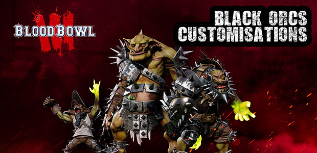 Blood Bowl 3 - Black Orcs Customizations - Cover / Packshot