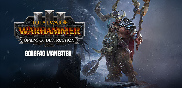 Total War: WARHAMMER III - Golgfag - Omens of Destruction - Cover / Packshot