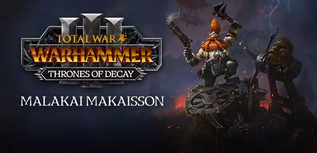 Total War: WARHAMMER III - Malakai - Thrones of Decay - Cover / Packshot