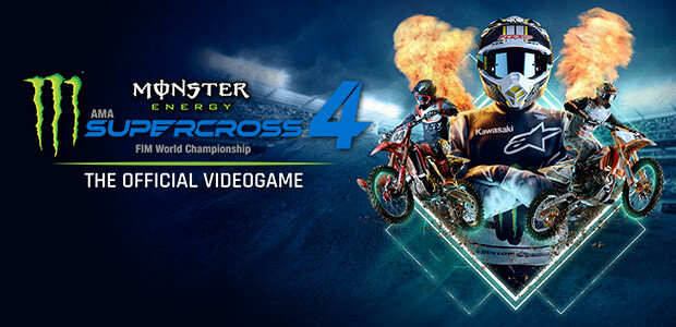 Monster Energy Supercross - The Official Videogame 4 - Cover / Packshot