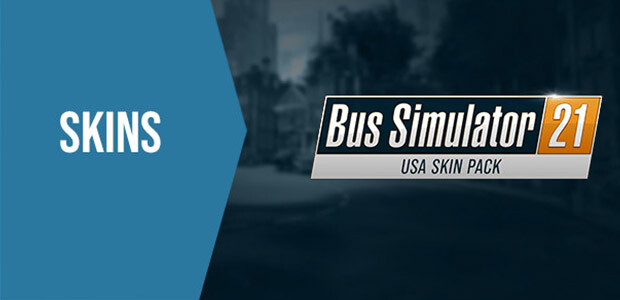 Bus Simulator 21 - USA Skin Pack - Cover / Packshot