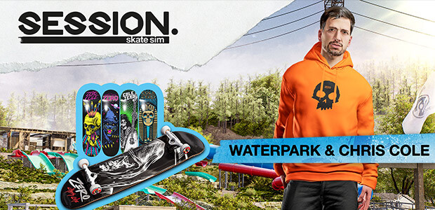 Session: Skate Sim - Waterpark & Chris Cole - Cover / Packshot