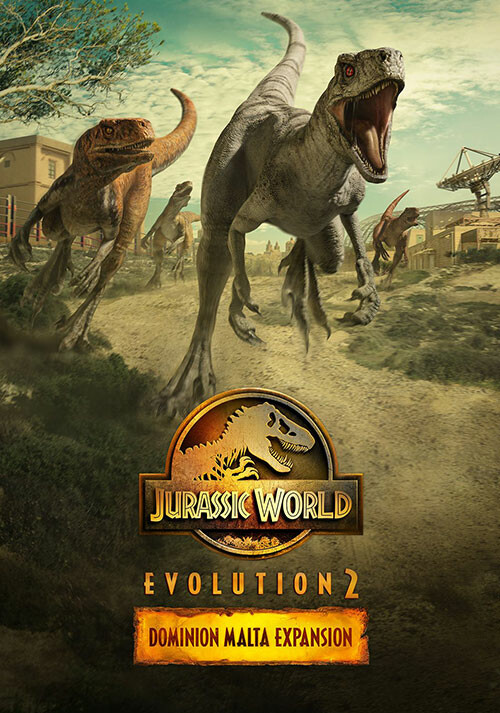Jurassic World Evolution 2: Dominion Malta Expansion - Cover / Packshot
