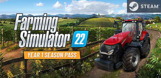 Farming Simulator 22 - Year 1 Season Pass Steam Key für PC und Mac