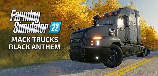 Farming Simulator 22 - Mack Trucks: Black Anthem (Steam) - Cover / Packshot