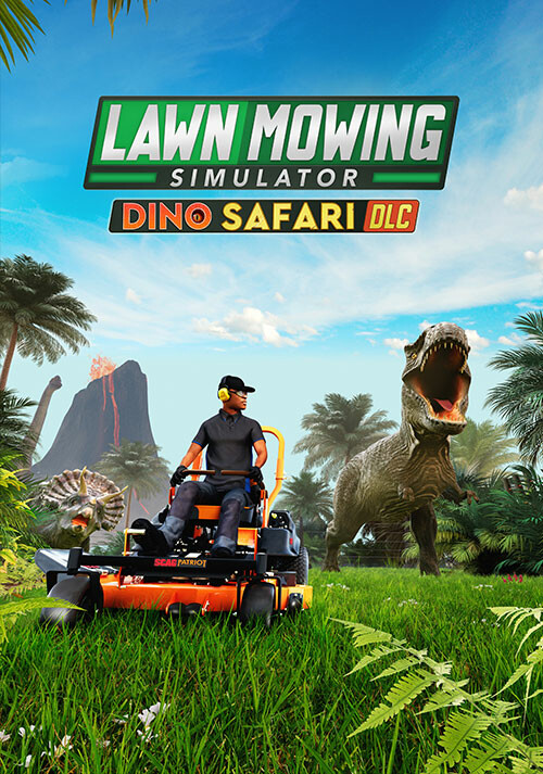 Lawn Mowing Simulator - Dino Safari - Cover / Packshot