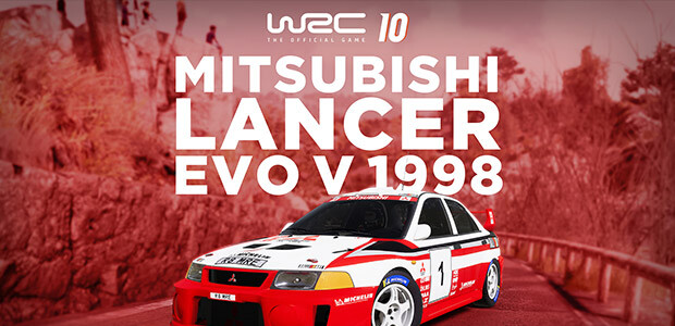 WRC 10 Mitsubishi Lancer Evo V 1998 - Cover / Packshot