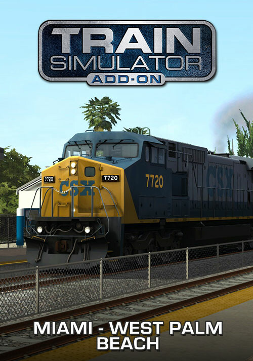 Train Simulator: Miami - West Palm Beach Route Add-On - Cover / Packshot