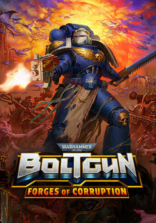 Warhammer 40,000: Boltgun - Forges of Corruption Expansion - Cover / Packshot