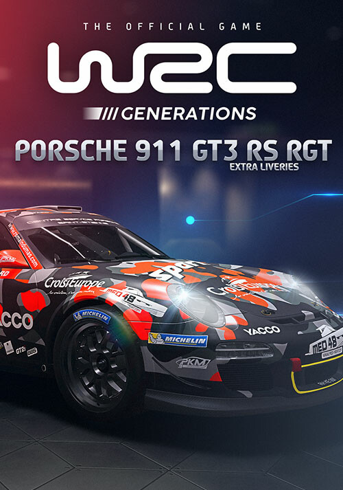WRC Generations - Porsche 911 GT3 RS RGT Extra liveries - Cover / Packshot
