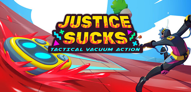 JUSTICE SUCKS: Tactical Vacuum Action - Cover / Packshot