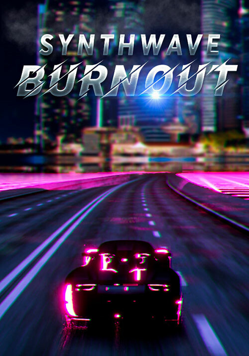 Synthwave Burnout - Cover / Packshot