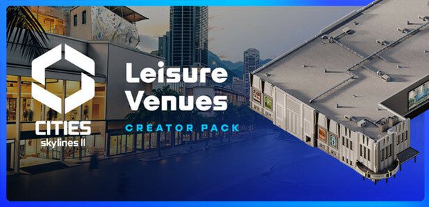 Cities: Skylines II - Creator Pack: Leisure Venues - Cover / Packshot