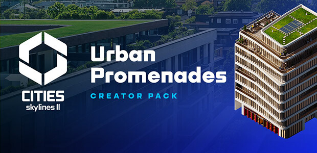 Cities: Skylines II - Creator Pack: Urban Promenades - Cover / Packshot