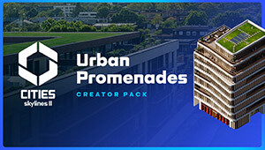 Cities: Skylines II - Creator Pack: Urban Promenades