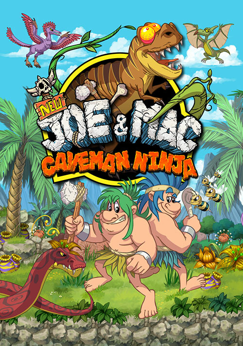 New Joe & Mac - Caveman Ninja - Cover / Packshot