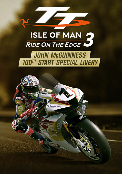 TT Isle Of Man 3 - John McGuinness 100th Start Special Livery - Cover / Packshot