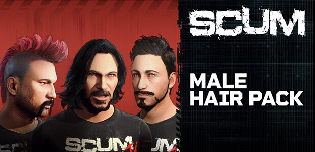 SCUM Male Hair Pack - Cover / Packshot