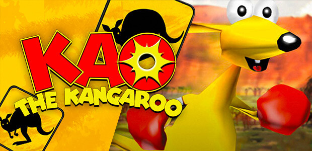 Kao the Kangaroo (2000 re-release) - Cover / Packshot