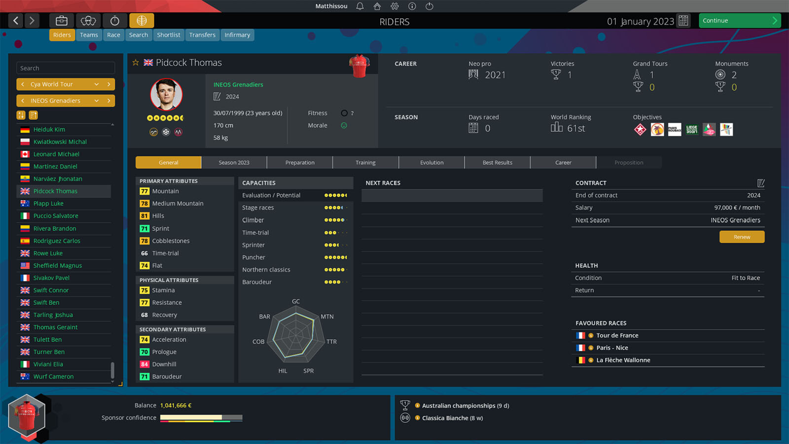 PRO CYCLING MANAGER 2021 — .