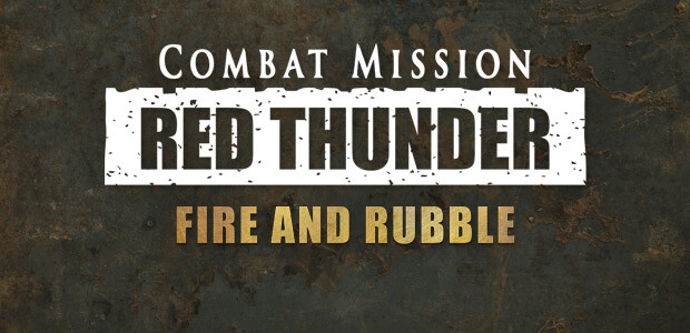 Combat Mission: Red Thunder - Fire and Rubble - Cover / Packshot