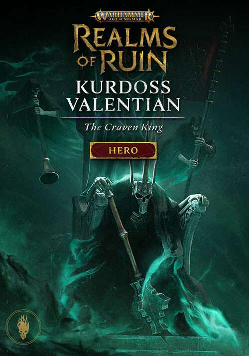 Warhammer Age of Sigmar: Realms of Ruin - Kurdoss Valentian, The Craven King - Cover / Packshot