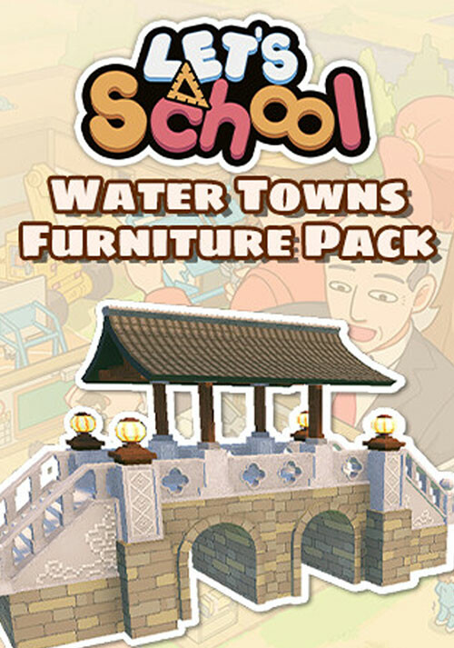 Let's School - Water Towns Furniture Pack - Cover / Packshot