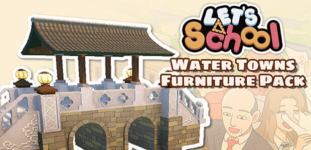 Let's School - Water Towns Furniture Pack - Cover / Packshot