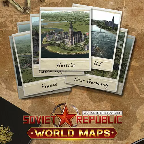 Workers & Resources: Soviet Republic - World Maps
