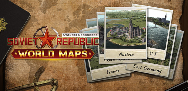 Workers & Resources: Soviet Republic - World Maps - Cover / Packshot