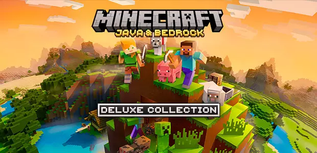 Minecraft: Deluxe Collection (pour PC avec Java & Bedrock) - Cover / Packshot