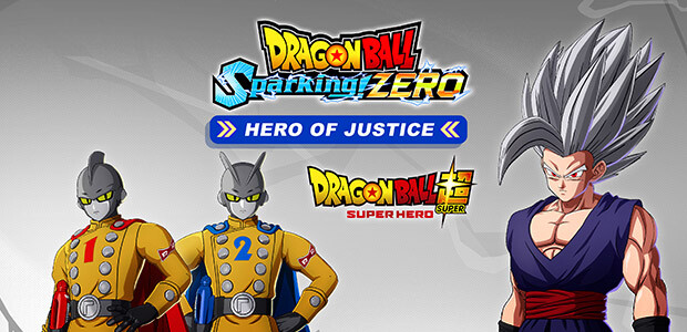 DRAGON BALL: Sparking! ZERO HERO OF JUSTICE Pack - Cover / Packshot