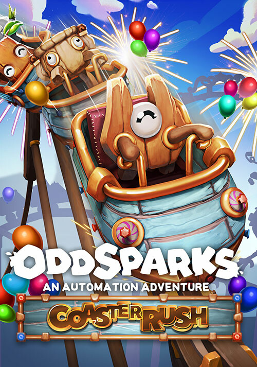 Oddsparks: An Automation Adventure - Coaster Rush - Cover / Packshot