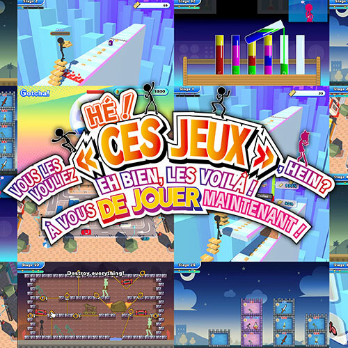 HÉ ! VOUS LES VOULIEZ « CES JEUX », HEIN ? EH BIEN, LES VOILÀ ! À VOUS DE JOUER MAINTENANT !