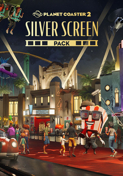 Planet Coaster 2: Silver Screen Pack - Cover / Packshot
