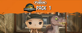Funko Fusion - Jurassic World Rebirth Pack 1 -Zora Bennett and Spinosaurus