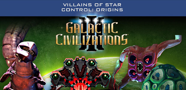 Galactic Civilizations III - Villains of Star Control: Origins DLC - Cover / Packshot