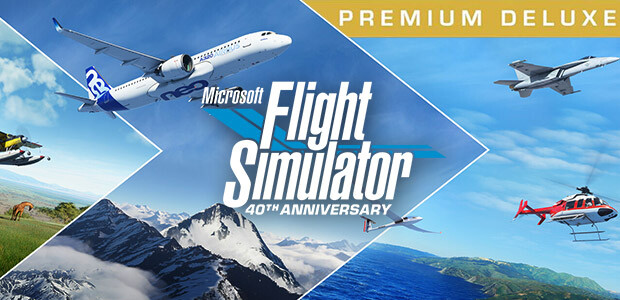 Microsoft Flight Simulator 40th Anniversary Premium Deluxe Edition (Microsoft Store) - Cover / Packshot