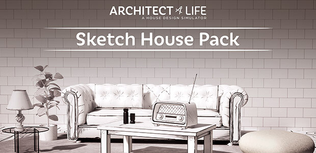 Architect Life: A House Design Simulator - Sketch House Pack - Cover / Packshot