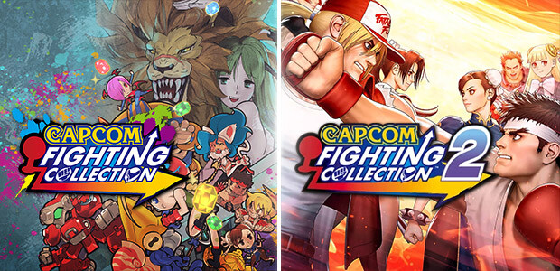 Capcom Fighting Collection 1 & 2 Bundle - Cover / Packshot
