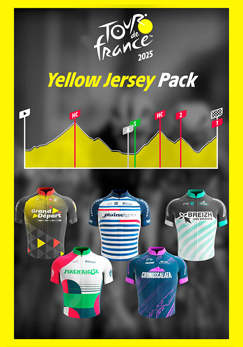 Tour de France 2025 - Yellow Jersey Pack - Cover / Packshot