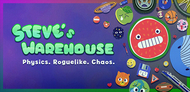 Steve's Warehouse: Physics. Roguelike. Chaos. - Cover / Packshot