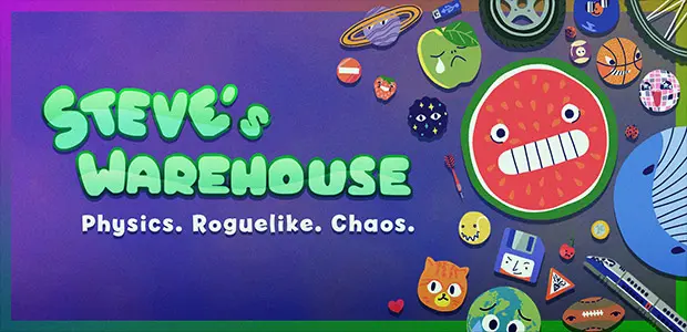 Steve's Warehouse: Physics. Roguelike. Chaos. - Cover / Packshot