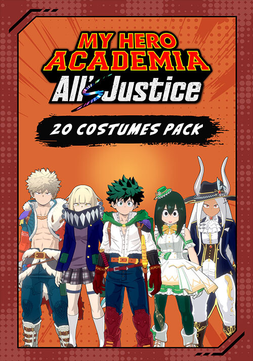 MY HERO ACADEMIA: All's Justice - 20 Costumes Pack - Cover / Packshot