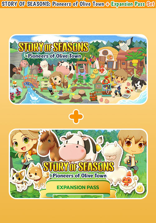 STORY OF SEASONS: Pioneers of Olive Town + Expansion Pass Set - Cover / Packshot