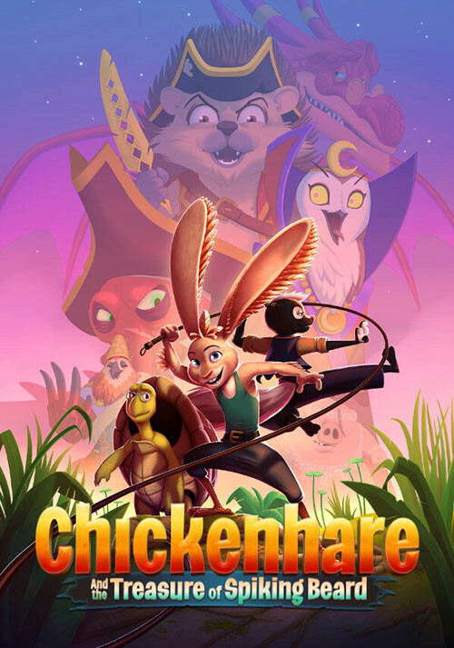 Chickenhare and the treasure of Spiking-Beard - Cover / Packshot