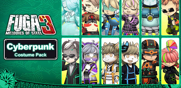 Fuga: Melodies of Steel 3 - Cyberpunk-Kostümpack - Cover / Packshot