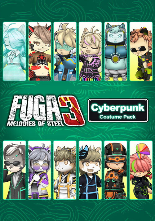 Fuga: Melodies of Steel 3 - Cyberpunk Costume Pack - Cover / Packshot