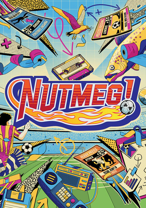 NUTMEG! A Nostalgic Deckbuilding Football Manager - Cover / Packshot